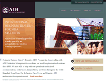 Tablet Screenshot of aihtravel.com